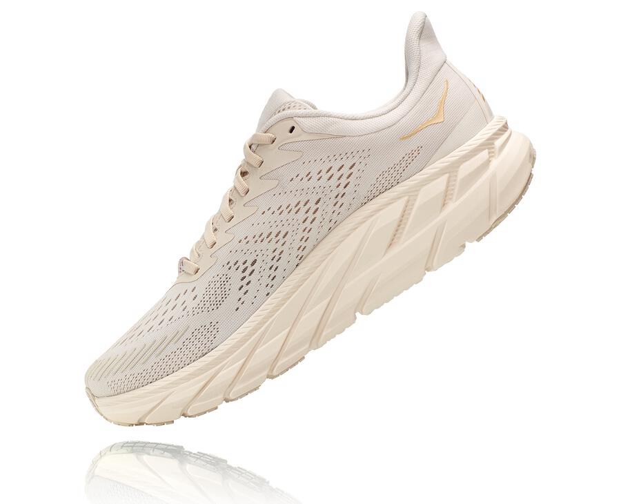 Hoka One One Clifton 7 Löparskor Herr - Vita - MXFVN-8730